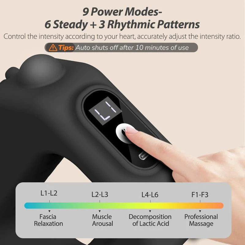 Vibrating Fascia Ring Massager